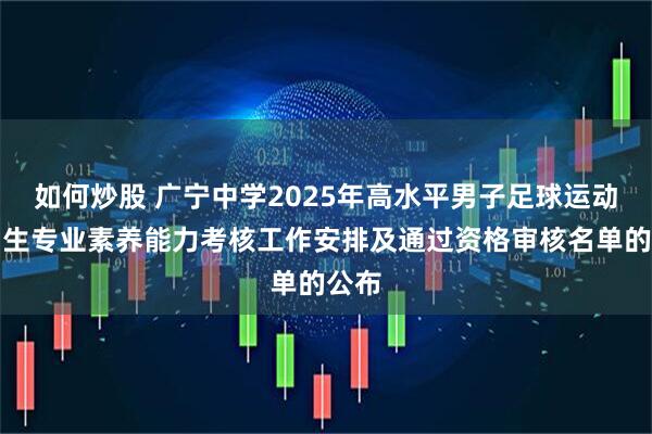 如何炒股 广宁中学2025年高水平男子足球运动员招生专业素养能力考核工作安排及通过资格审核名单的公布